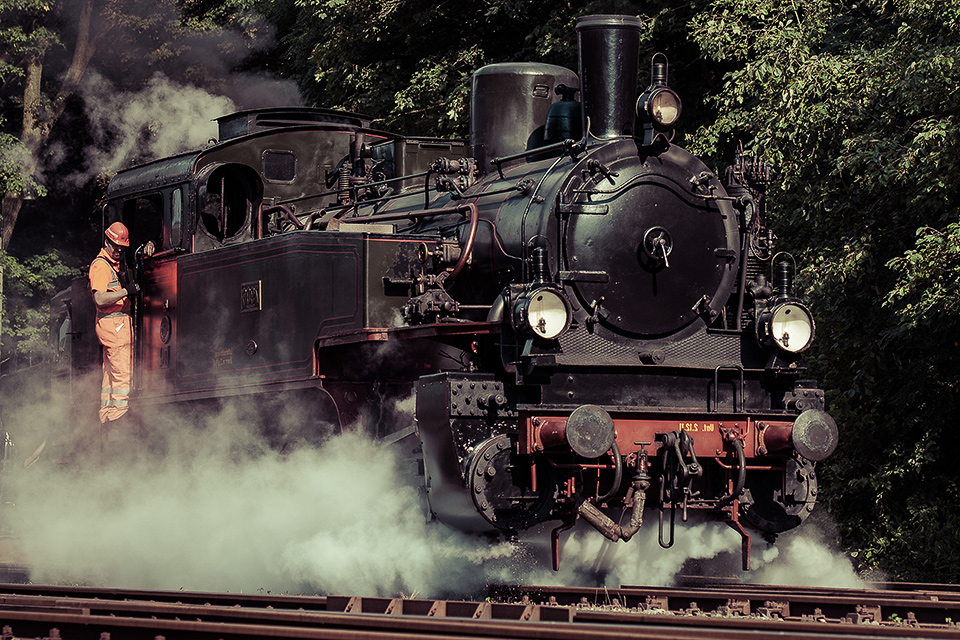 Dampflokomotive der preussischen Staatsbahn
