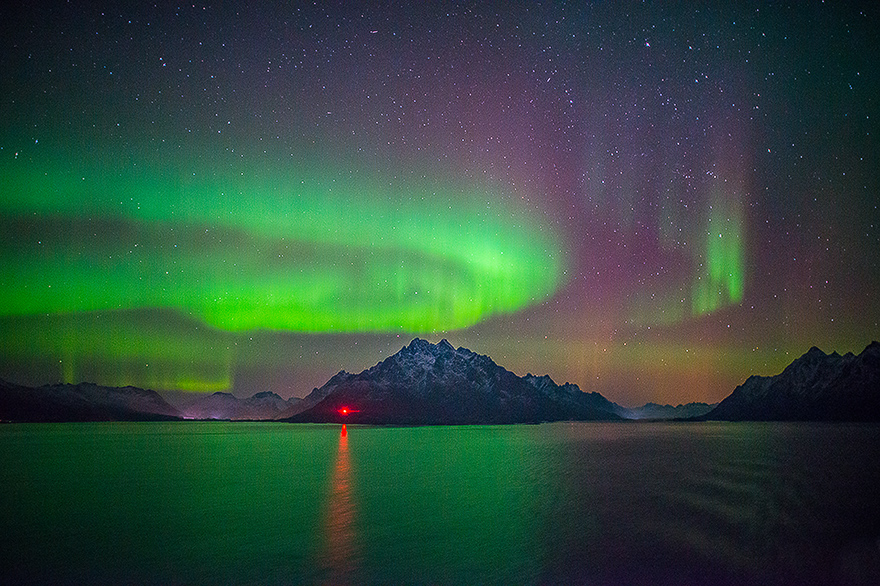 Hurtigruten Polarlicht Fotoreise auf den Lofoten