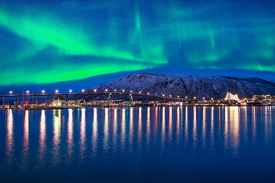 preiswerte Polarlicht Fotografie Reise mit Hurtigruten Kreuzfahrt