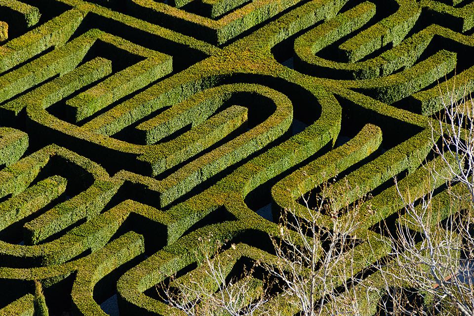 kreatives Foto des Borges Labyrinth in Venedig